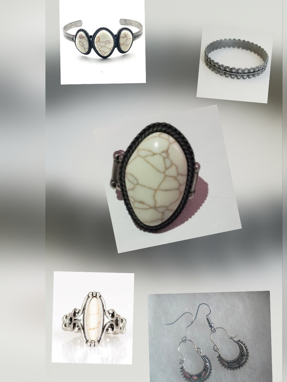 Paparazzi Jewelry Lot, 5 Pieces